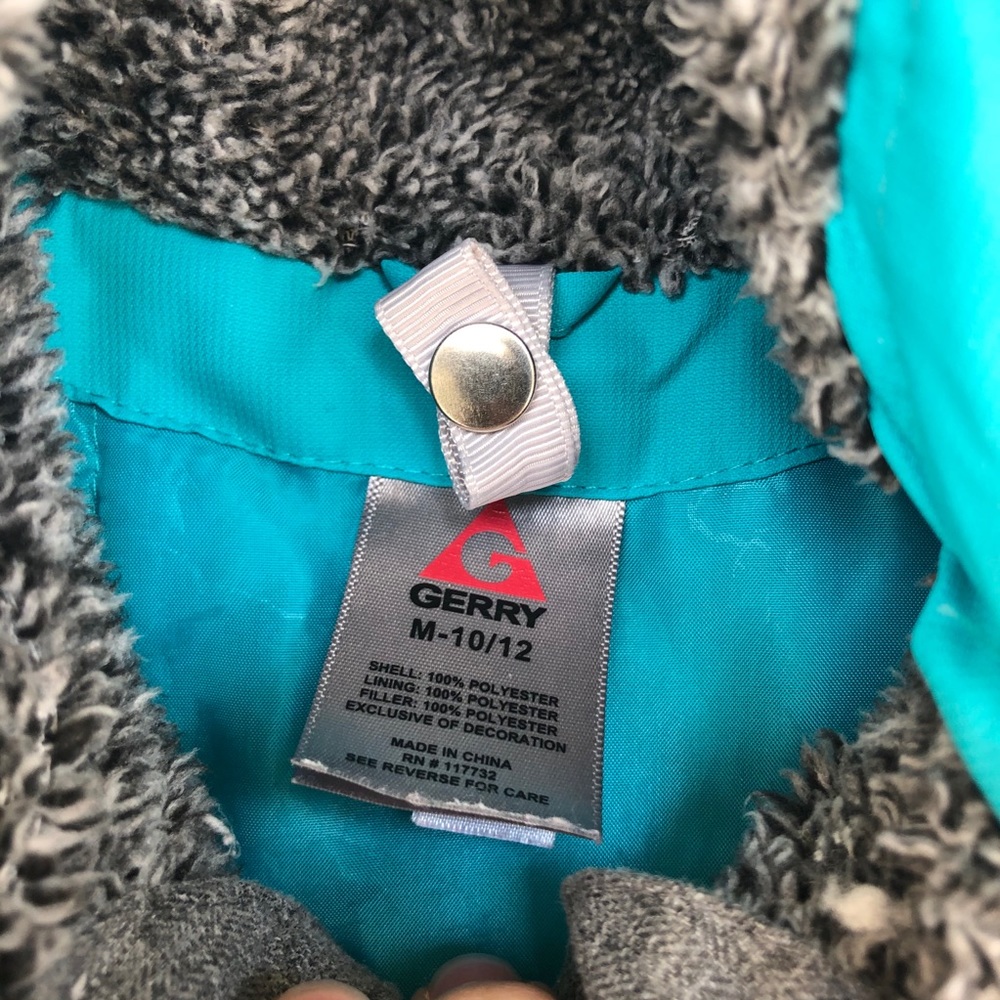 Gerry CO Girls Winter Coat With Fleece Hood 10/12 - Picture 5 of 10